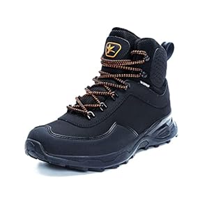 Idea Frames Wandelschoenen Heren Trekking Schoenen Antislip Outdoor Schoenen Wandelen Laarzen Wandelen Trail Schoenen Non-Slip Cushioning Wandelschoenen Bruin Zwart Leger 40-46, zwart, 40 EU