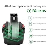 Shentec 14.4V Ni-MH Replacement for Bosch Battery BAT038 BAT040 BAT041 BAT140 BAT159 2607335275 2607335276 2607335533 2607335534 2607335465 2607335678 2607335685 2607335711 - Image 7