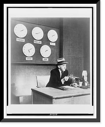 Historic Framed Print, [Walter Winchell, half-length portrait, facing 