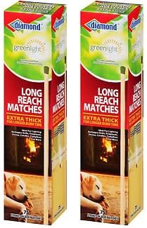 Diamond Long Reach Matches 75 Count - 2 Pack (2)