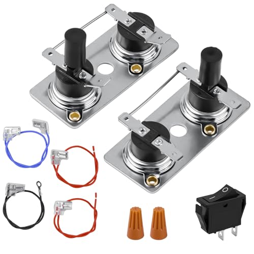UHEGDRR 232306 232282 RV Water Heater Thermostat Limit Switch Kit Replacement for Suburban RV Water Heater SW Series 120V/12V T-Stat Limit Switch Replace Parts 233534 525007