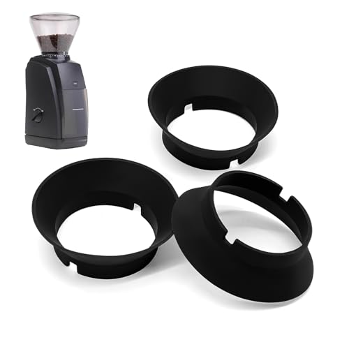 Image of 3-Pack Hopper Gasket Replacement Compatible with Baratza Encore and Virtuoso Coffee Grinders, Silicone Seal Ring for Replacement Parts, Cleaner Grinding Upkeep
