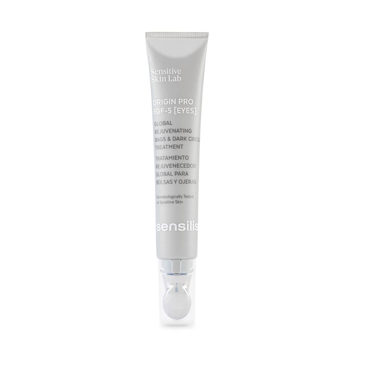 Sensilis - Origin PRO EGF-5, Contorno de Ojos, 15 ml | Antibolsas, Antiojeras, Regenera, Nutre, Hidrata, Efecto Lifting, Todo Tipo de Piel, Ojos, Facial, Nutre