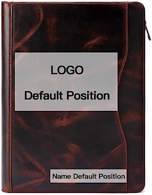 Handmade Crazy-Horse Leather Padfolio Portfolio Case Business Organizer Tablet