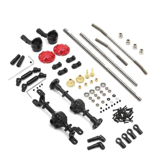 1/16 RC CARアップグレード部品フロントリアアクスルとドライブシャフトキットC14 C24 C34 C44 C54 B14 B24メタルシャーシモデルと互換性