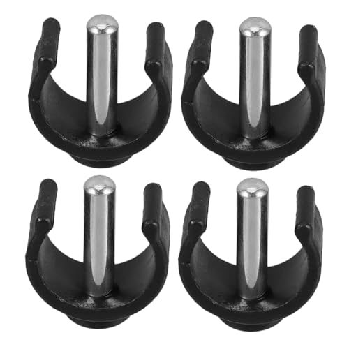 Healvian 4Pcs Cane Locking Pin for Tube Durable Walking Stick Securing Clamp Adjustable Replacement Clips for Toilet Stools Bathroom Benches and Shower Chairs
