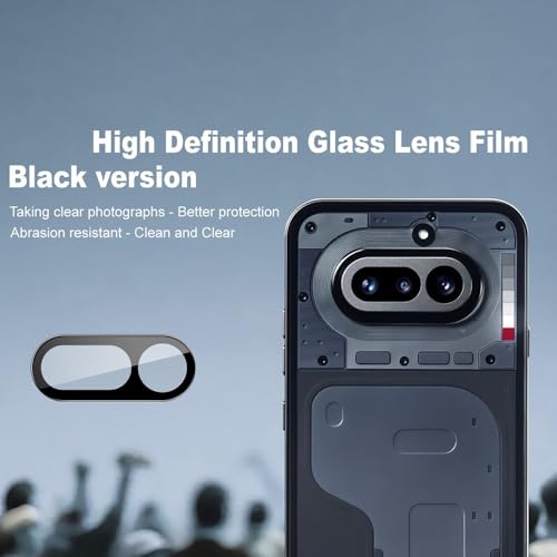Image of FabeKee Camera Lens Protector Compatible With Nothing Phone 4a 9H Tempered Glass, Anti-Scratch, HD Clear, Easy Installation, Ultra-Thin Camera Lens Protection