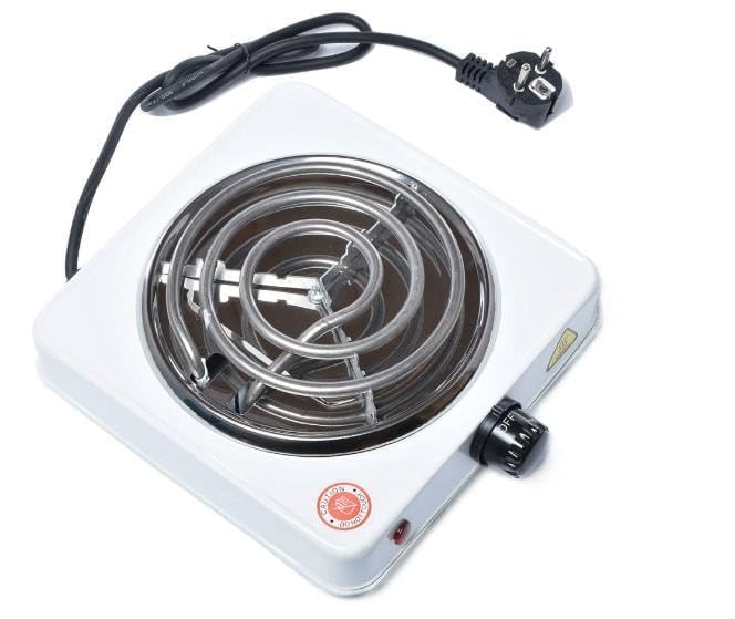 Image of 500W Electric Charcoal Burner Hot Plate| Coal Lighter Sigdi |Portable BBQ Coal Starter| Coffee & Tea Heater| Radiant Chulha for Cooking with Metal Utensils| Gas Stove with 1.5m Wire