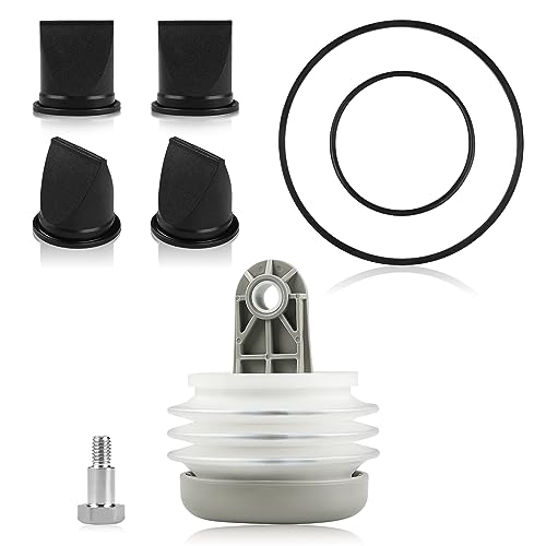 Image of JDMON Pump Bellow Kit Toilet Pump Bellows Kit Compatible with Dometic S /T /J /VHT /VG Series Vacuum Pump Kit Replace 385230980 385310151 With 4 Duckbill Valve Bushing, O-Ring Kit, Bolt