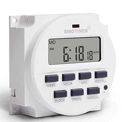 Generic 12V Programmable Memory Plant Yard Lamp Timer Automatic Cycle Time Controller