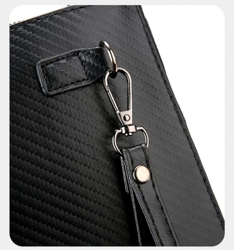 Image of Mens Clutch Bag Man Purse Handbag 9.5-11 inches Large Hand Bag Big Clutch Wallet