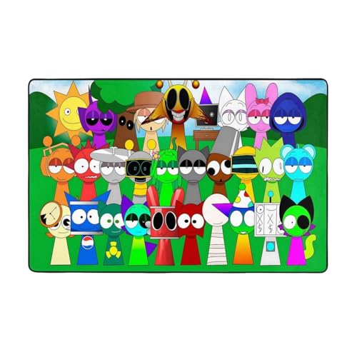 ���O�X�v�����L�[ Sprunki (14) �J�[�y�b�g �L�����N�^�[ ����~�� �ӂ�ӂ픧�G�� ���O ���O�}�b�g �􂦂� ���� �R�� �h�L ���Ή� �Q���̑��� �� �~�Ή� �M�t�g 100 × 150 Cm