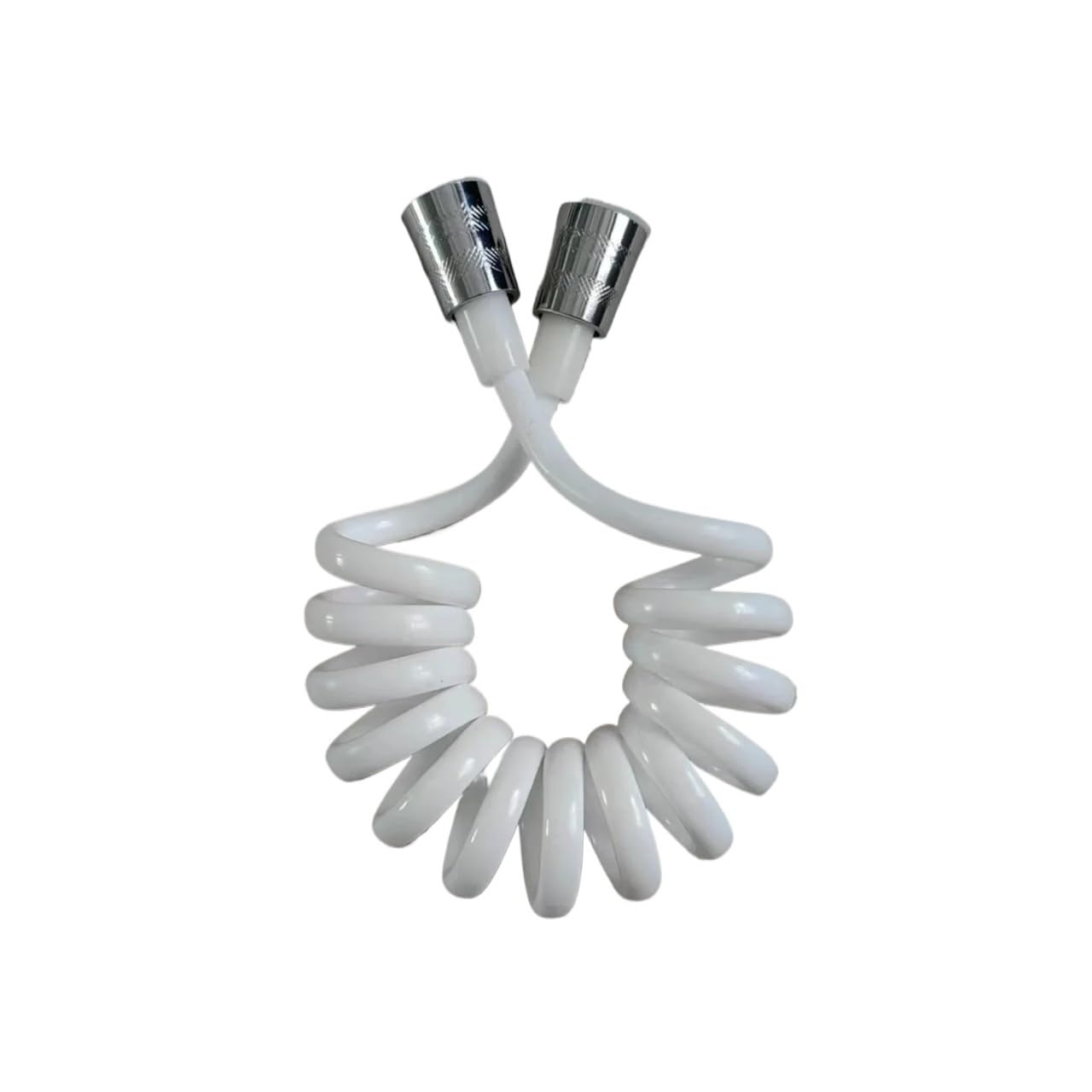 Flexible PU Shower Hose 1.5m/2m for Toilet Bidet Sprayer(White,1.5m)