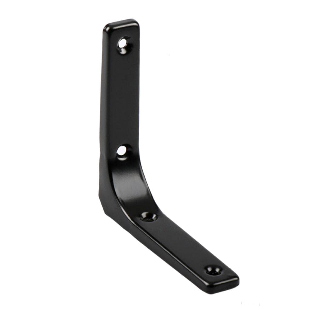 heavenglowheavy duty shelf bracket wall hanging shelve l shaped brackets black 4inch
