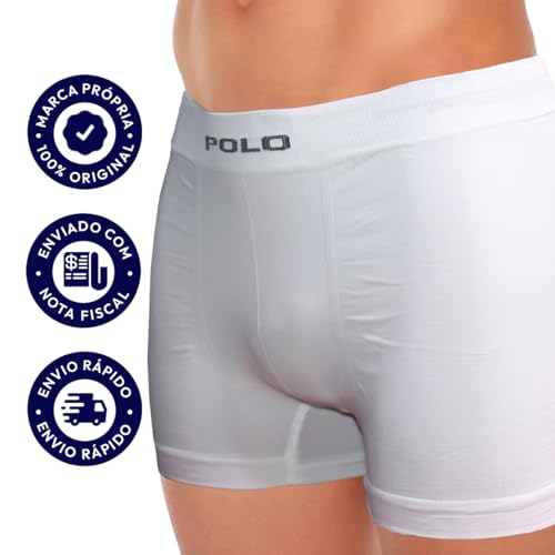 Kit 10 Cuecas Boxer Box Polo Star Microfibra Sortida