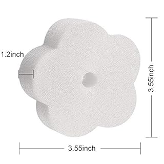 24 Pieces Sponge for Hot Tub Accessories, Flower Oil Scum Absorber for Swimming Pool and Spa