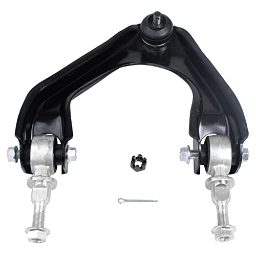 Image of Detroit Axle - 4pc Front End Control Arms Kit for 90-93 Honda Accord, 2 Upper Control Arms w /Ball Joint 2 Stabilizer Sway Bars 1990 1991 1992 1993 Replacement