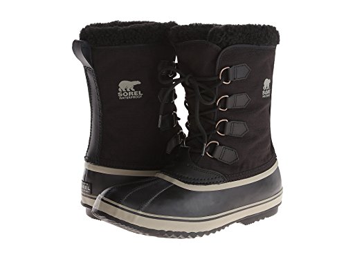 Sorel Men's 1964 Pac Nylon Snow Boot,Black/Tusk,10.5 M US