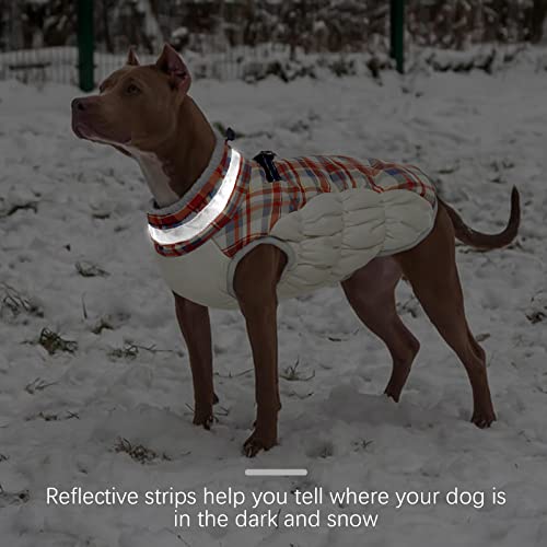 Image of FUAMEY Dog Jacket for Small Dogs Warm Dog Jackets with Harness Built in