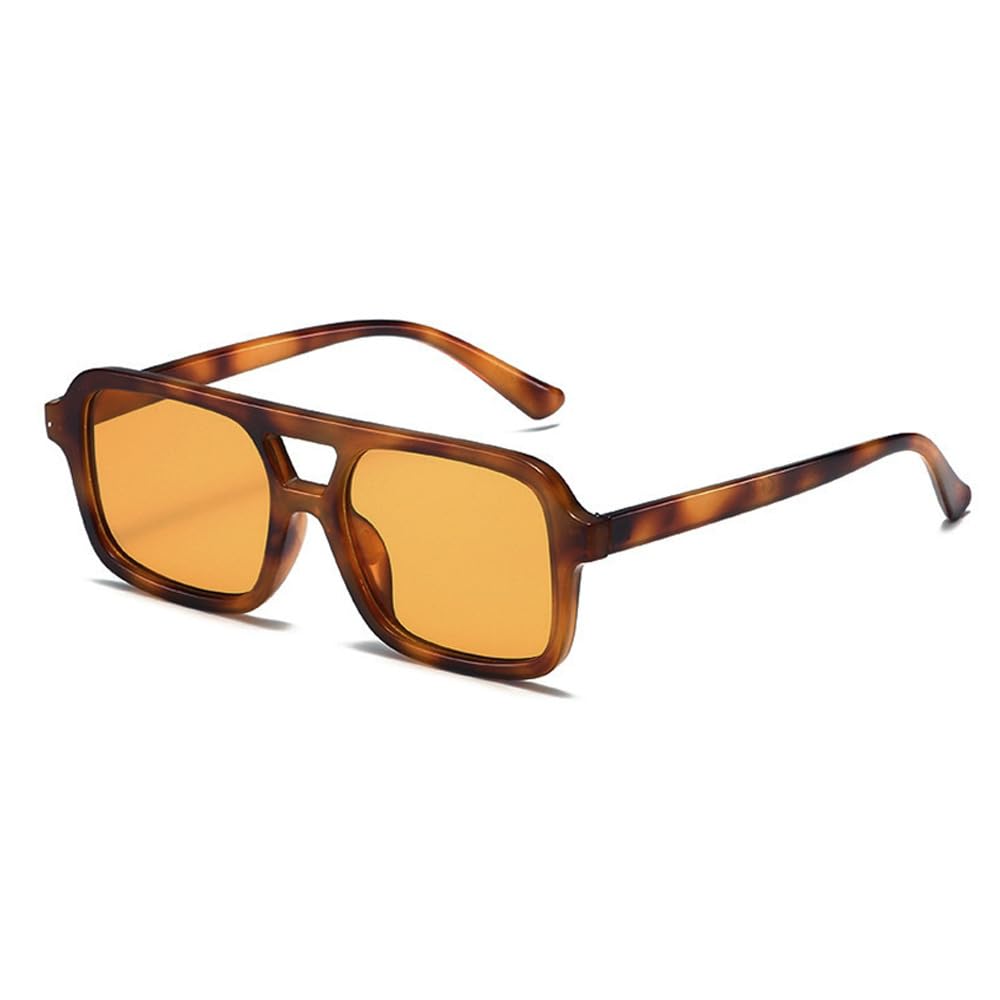 Retro Vintage quadratische 70er Jahre Sonnenbrille für Damen und Herren, modische rechteckige Sonnenbrille BS1700
