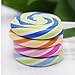 10pc Simulation Lollipop TPR Eraser with Simple Color Mixing and Few Chips Eraser-Yellow
