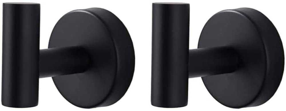 2 Uds, Gancho para Abrigo De Acero Inoxidable, Ganchos para Toallas De Baño Montados En La Pared, Percha, Gancho para Ropa, Armario, Armario, Puerta, Organizador Colgante