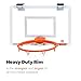 Tekk - Monster Jam Mini Basketball Hoop Indoor Set Play - Heavy-Duty Shatterproof basketball backboard, Pro-Style Rim - Basketball with Air Pump