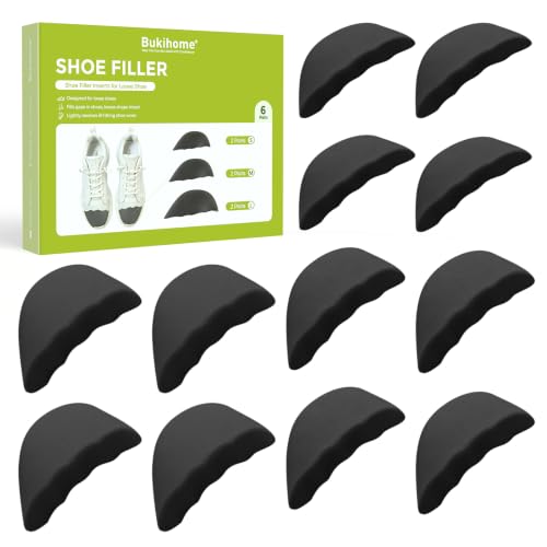 Image of Shoe Filler for Too Big Shoes - 6 Pairs Shoe Cushion Inserts for Flats