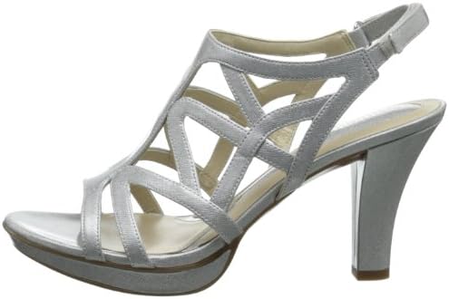 Naturalizer Women's Danya Dress Sandal,Silver Crosshatch,10 M US | Image 6
