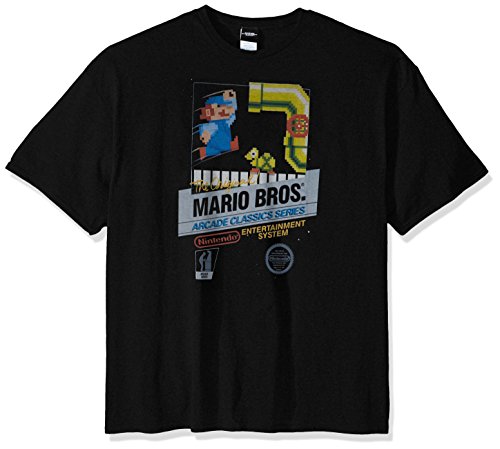 Nintendo NES MB - Camiseta para Hombre - Negro - 3X-Large