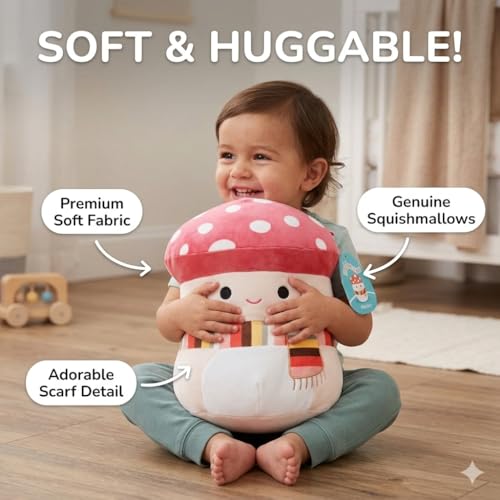Image of Squishmallows 10-Inch Halloween Fall Malcolm Mushroom Jazwares Plush