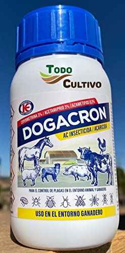 Insecticida Cipermetrina 3% + acetamiprid 3% 225ml  Insecticida sistemico residual DOGACRON