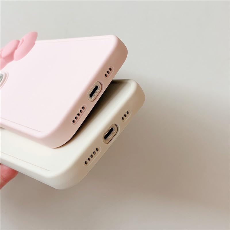 Amazon.com: JKLASD Cute 3D Bow Phone Case for iPhone 15 Plus