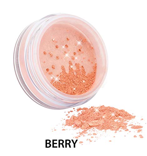 Image of Zuii Organic Certified Flora Diamond Sparkle Blush, Berry, 3 g