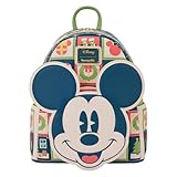Loungefly Disney Mickey and Minnie Holiday Mini Backpack
