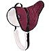 Harrison Howard Equestrian Saddle Pad Horse Riding Pad Bareback Pad with Girth Burgundy