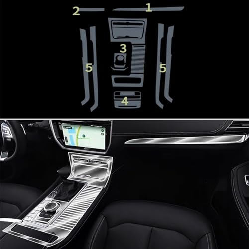 Film transparent TPU Roewe RX8 protection premium de console - 2