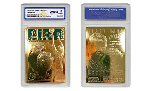 Generic 1997 Gold Card - Larry Bird, Boston Celtics #33, GEM Mint 10, 1 piece, 2.5 x 3.5 inches