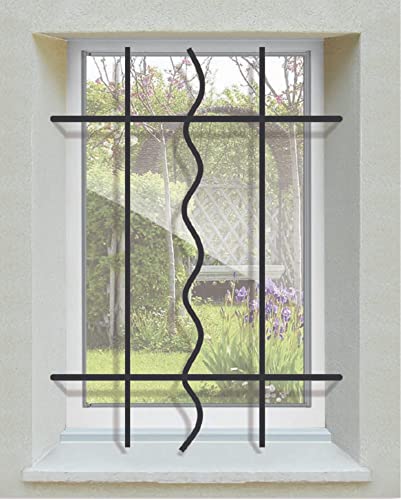 Grille de Defense Azur pour Fenetre H= 75 cm x L= 60 cm (côte tableau)