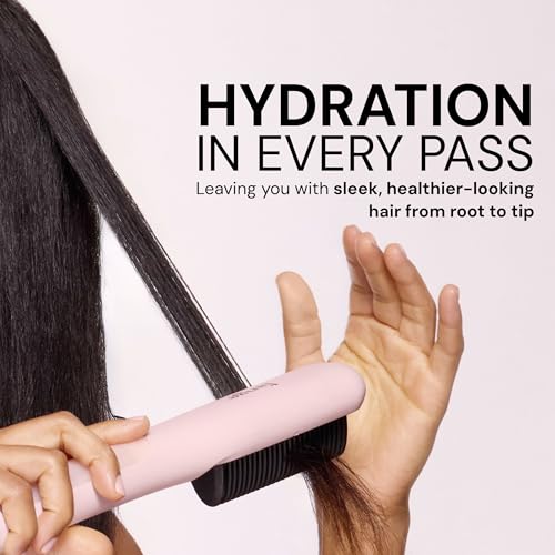 L'ANGE Hair SteamSmooth Steam Smoothing Comb, Blush - image 4