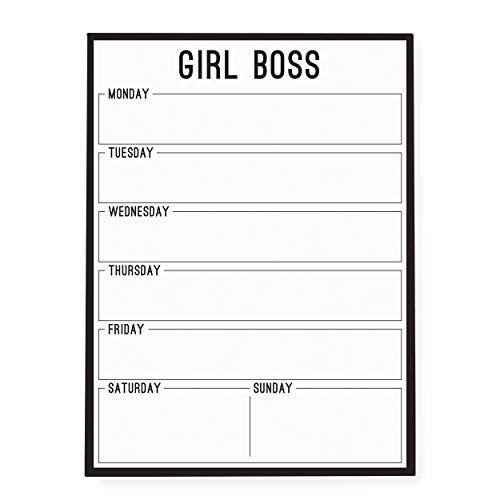 Image of Graphique Large Notepad, Girl Boss - 6 inch x 8 inch, Cute Notepad with 150 Tear-Off Sheets, Features the Quote inchGirl Boss inch on Every Page - Perfect for Note Taking, List Making, and More