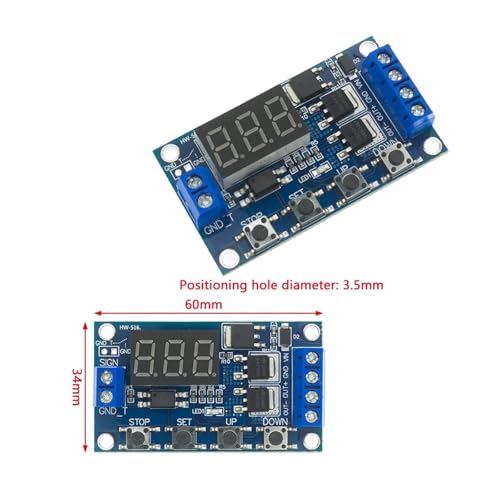 Circuit imprimé minuterie LED avec déclencheur cycle DC 12V 24V