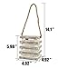 Stonebriar Small Worn White Wooden Beach House Candle Lantern with Rope Handle and Removable Glass Cylinder Hurricane