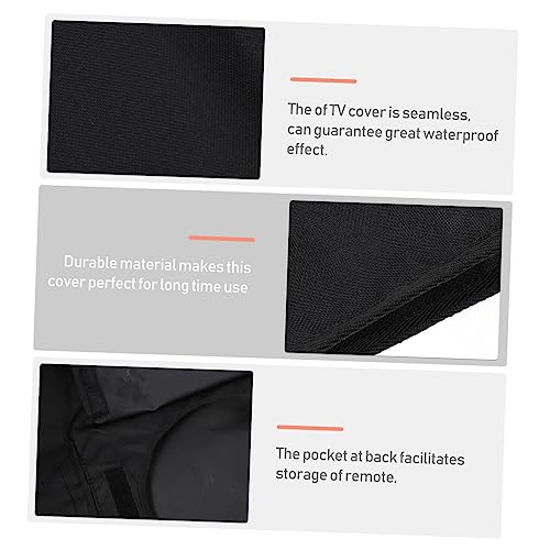Housse de protection téléviseur extérieur : écran préservé de la poussière - 5