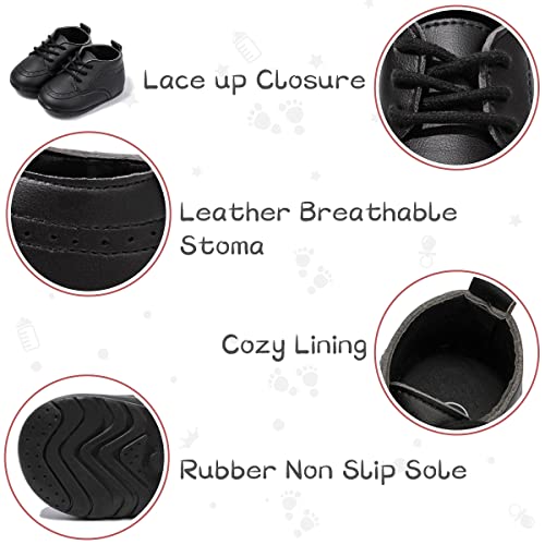 Ohsofy Infant Baby Boy Oxford Shoes Pu Leather Loafers Rubber And Soft Sole Wedding Dress Shoes Toddler Girl Baby Walking Shoes #TOP4