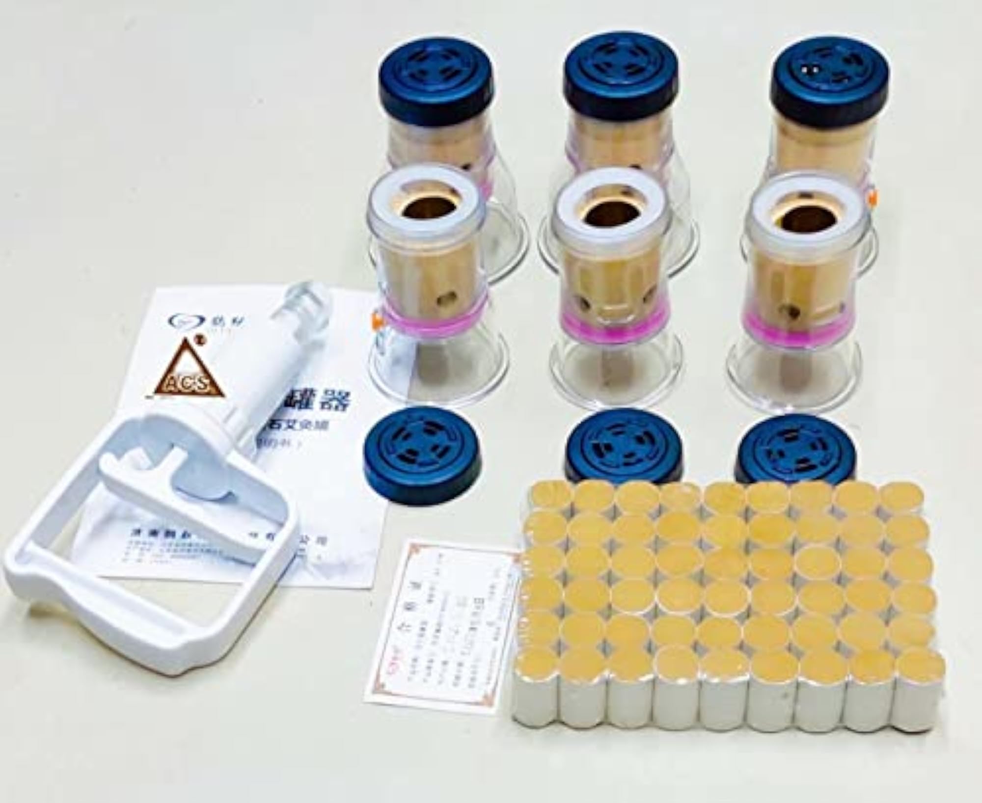Moxibustion Cup Acupuncture Set, 6 Cups