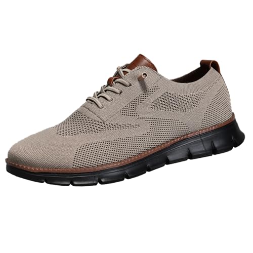 Image of Jeeeun Men's Dress Shoes Casual Knit Sneakers Lightweight Comfortable