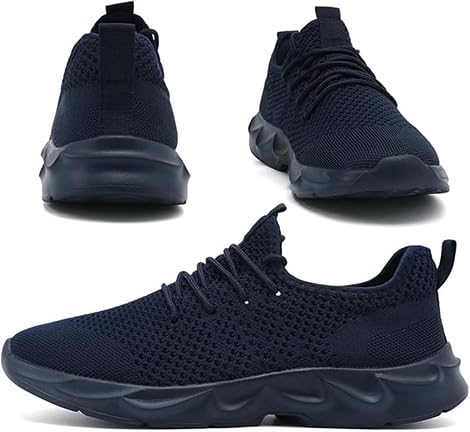 Image of EGMPDA Men's Tennis Shoes Slip On Running Walking Sneakers Casual Fashion Workout Gym Athletic Sport Hiking Sneakers Non Slip Shoe for Men