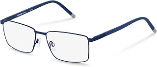 Rodenstock Brille mit Sehstärke für Herren optional mit Sonnenbrillentönung oder Blaulichtfilter, Quadratisch, gefertigt aus Metall & Kunststoff (inklusive Brillenetui)