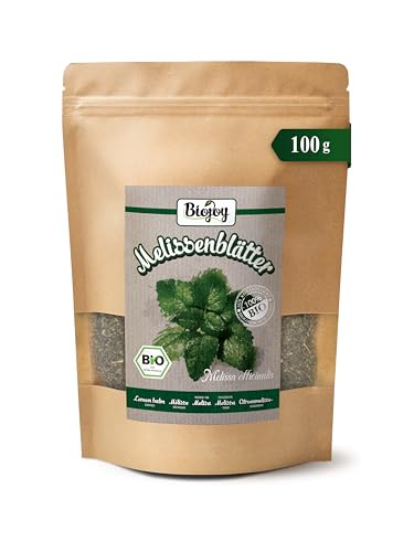 Biojoy Hojas de Melisa Ecológica (100 g), secadas y cortadas, Té de Melisa (Melissa officinalis) Biojoy Hojas de Melisa Ecológica (100 g), secadas y cortadas, Té de Melisa (Melissa officinalis)